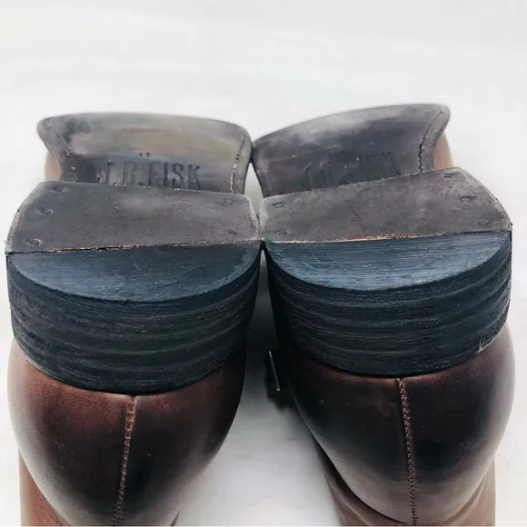 Like New J. D. Fisk Double Monk Strap Boots
