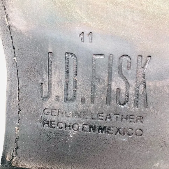 Like New J. D. Fisk Double Monk Strap Boots