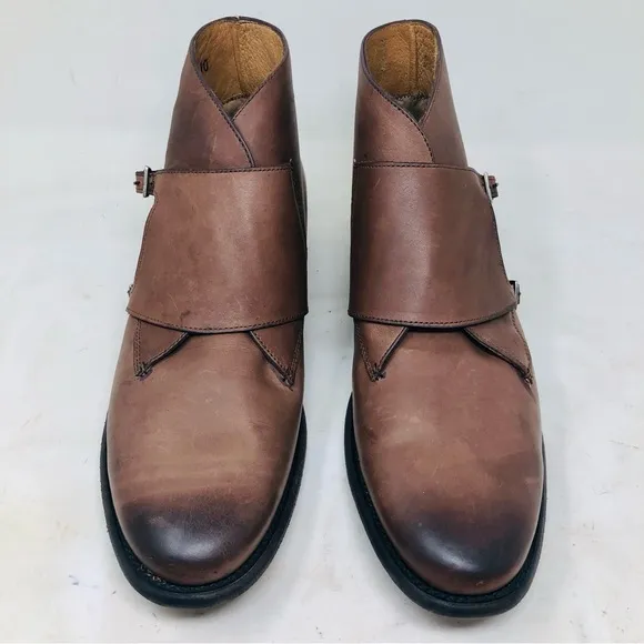 Like New J. D. Fisk Double Monk Strap Boots