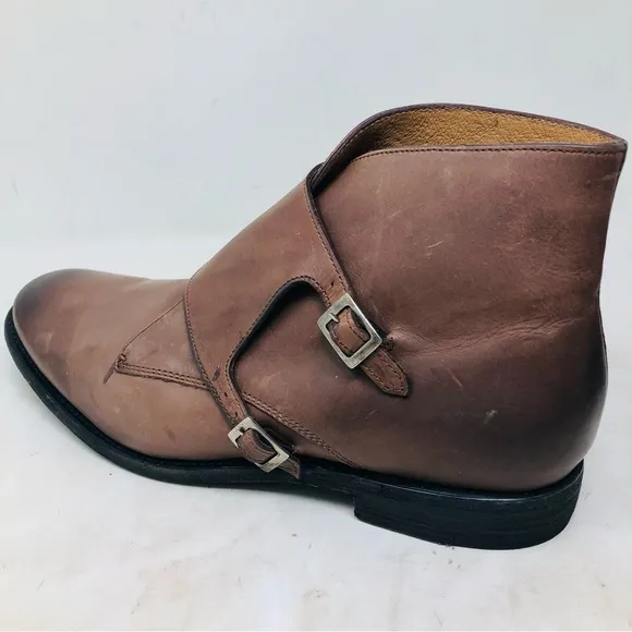 Like New J. D. Fisk Double Monk Strap Boots