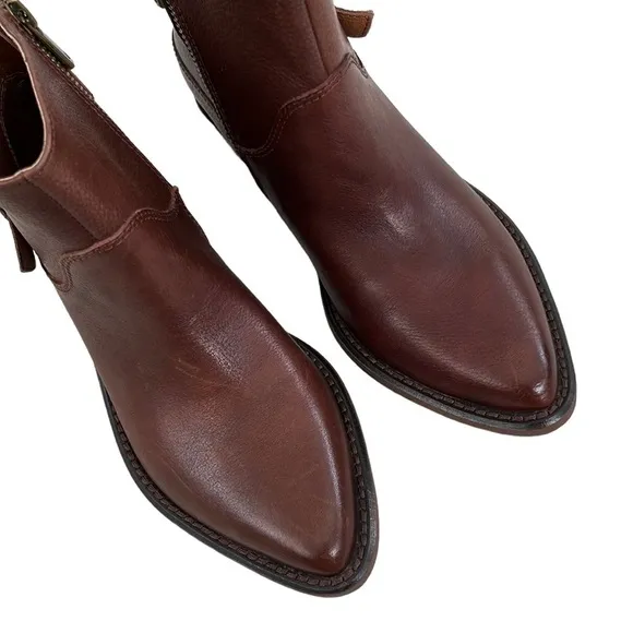 Like New Lucky Brand Leather Ankle Boots