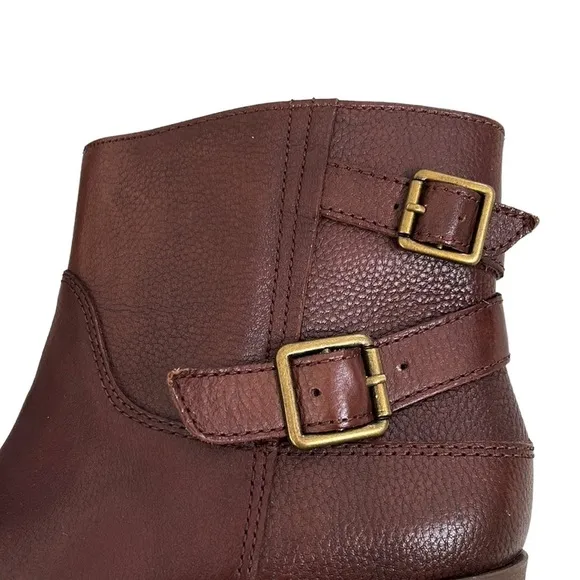 Like New Lucky Brand Leather Ankle Boots