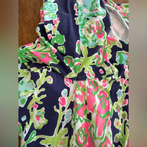 Lilly Pulitzer Alexandra Dress SZ XS Navy Southern Charm