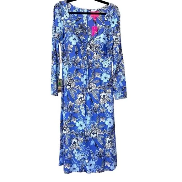 Lilly Pulitzer Claudia Twist Front Midi Dress