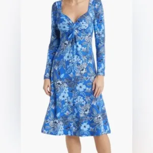 Lilly Pulitzer Claudia Twist Front Midi Dress
