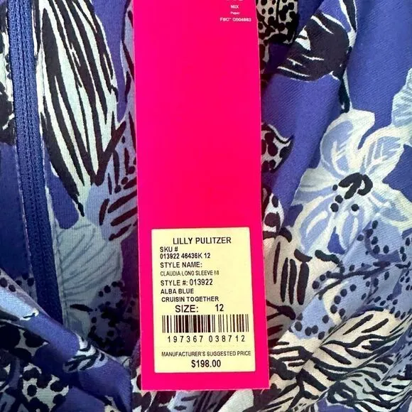 Lilly Pulitzer Claudia Twist Front Midi Dress