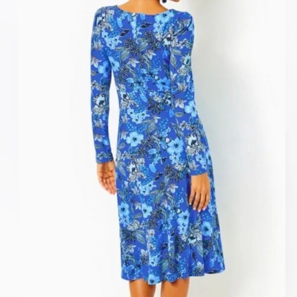 Lilly Pulitzer Claudia Twist Front Midi Dress