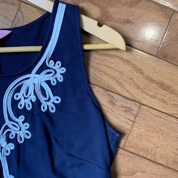 Lilly Pulitzer Foster French Terry True Navy Shift Dress