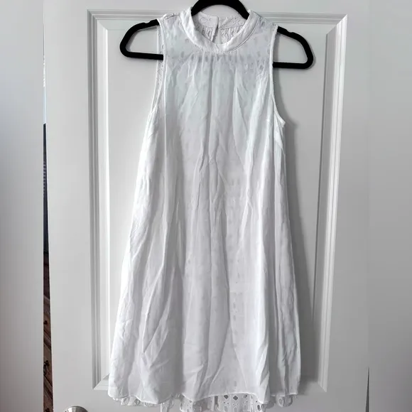 Lilly Pulitzer Indira Swing Swing Dress SZ XS Resort White Eyelet