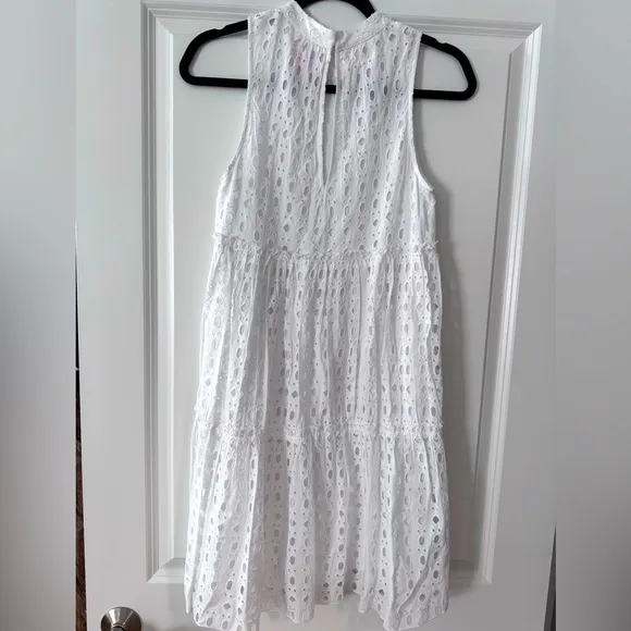 Lilly Pulitzer Indira Swing Swing Dress SZ XS Resort White Eyelet
