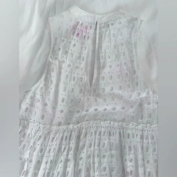 Lilly Pulitzer Indira Swing Swing Dress SZ XS Resort White Eyelet