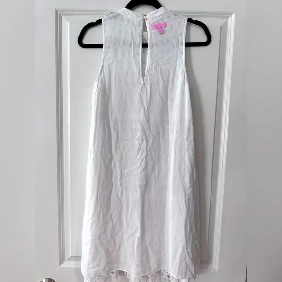 Lilly Pulitzer Indira Swing Swing Dress SZ XS Resort White Eyelet