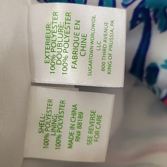 Lilly Pulitzer Iona Resort White Long Story Engineered Print Shift Dress Xl