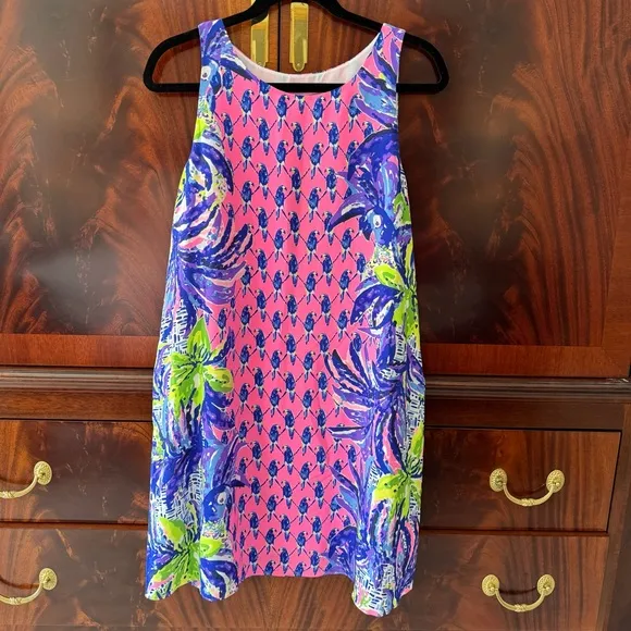 Lilly Pulitzer Jackie Shift Pink Pecking Order