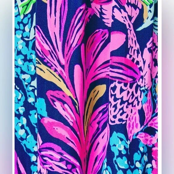 Lilly Pulitzer Joellane Maxi Dress - AEGEAN NAVY - CALYPSO COAST