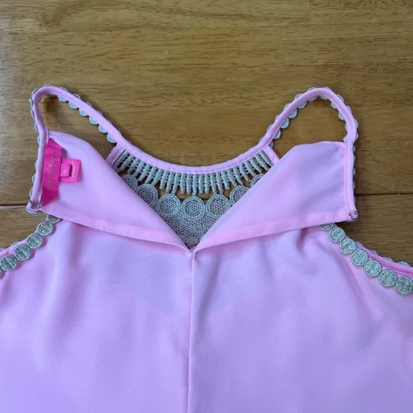 Lilly Pulitzer Kailee Shift Pink Lined Tank Short Wedding Party Dress, Size XS
