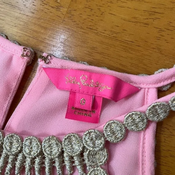 Lilly Pulitzer Kailee Shift Pink Lined Tank Short Wedding Party Dress, Size XS