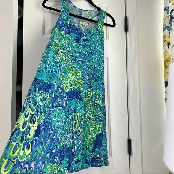 Lilly Pulitzer Lilly's Lagoon Melle Dress RacerBack Strapless Tank Top