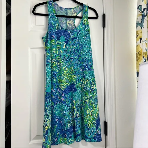 Lilly Pulitzer Lilly's Lagoon Melle Dress RacerBack Strapless Tank Top