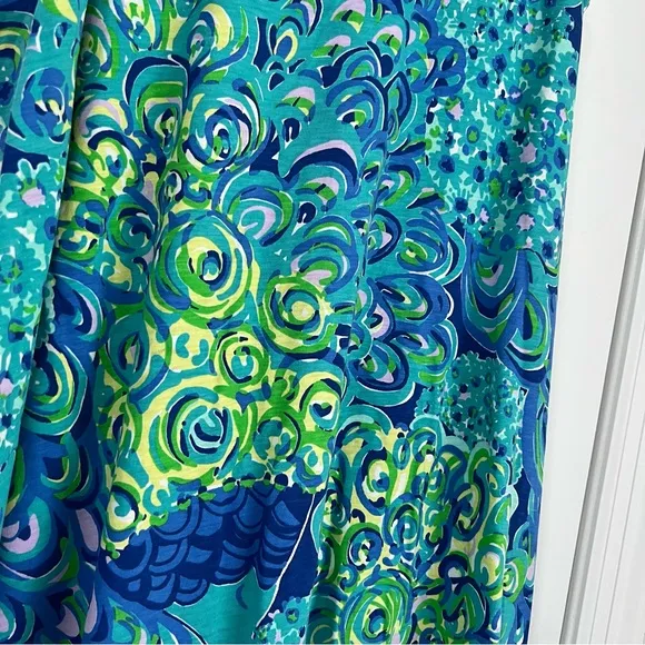 Lilly Pulitzer Lilly's Lagoon Melle Dress RacerBack Strapless Tank Top