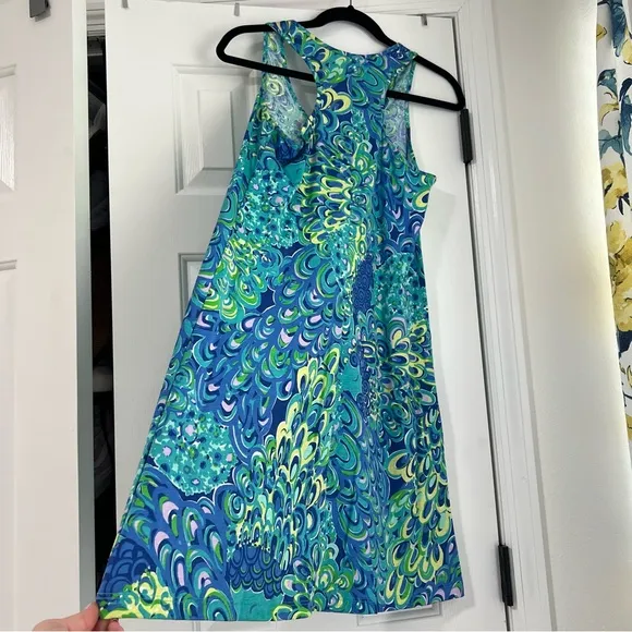 Lilly Pulitzer Lilly's Lagoon Melle Dress RacerBack Strapless Tank Top