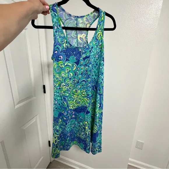 Lilly Pulitzer Lilly's Lagoon Melle Dress RacerBack Strapless Tank Top