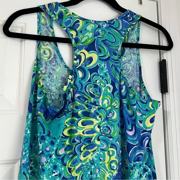 Lilly Pulitzer Lilly's Lagoon Melle Dress RacerBack Strapless Tank Top