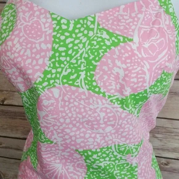 Lilly Pulitzer Limeade Cheat Ya McCallum Dress