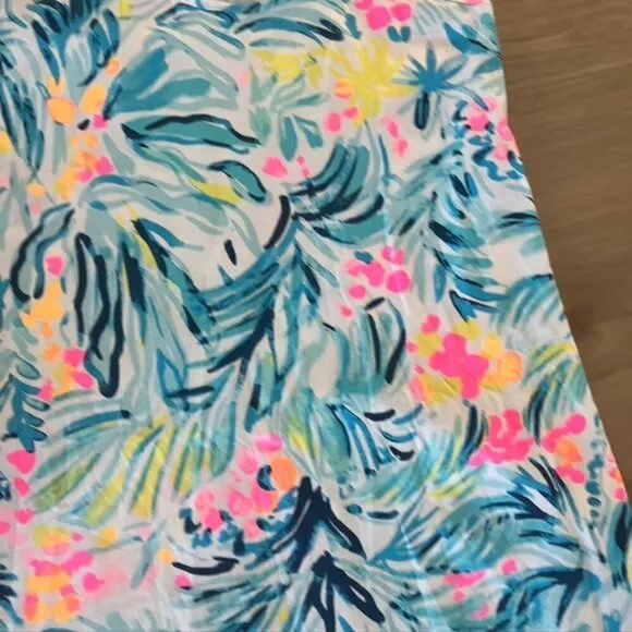 LILLY PULITZER Melle Trapeze Dress Serene Blue Tippy Top Racerback cotton XXS