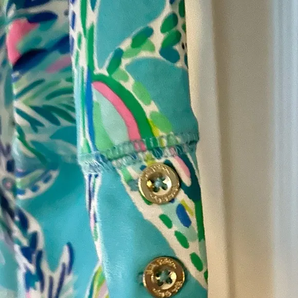 Lilly Pulitzer NWT Sophie Dress Bermuda Blue Turtle Szn $148 Size Xl