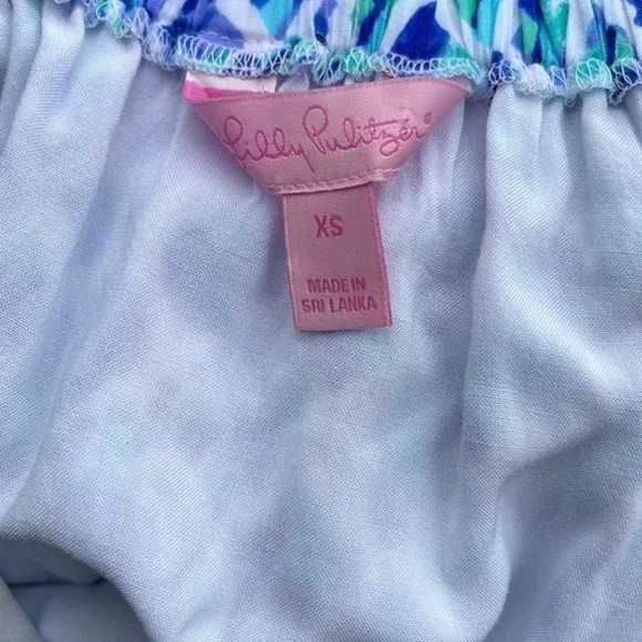 Lilly Pulitzer off shoulder Nevie Dress size XS