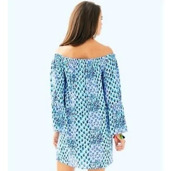 Lilly Pulitzer off shoulder Nevie Dress size XS