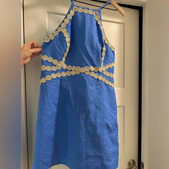 Lilly Pulitzer Pearl Shift Dress Bennett Blue