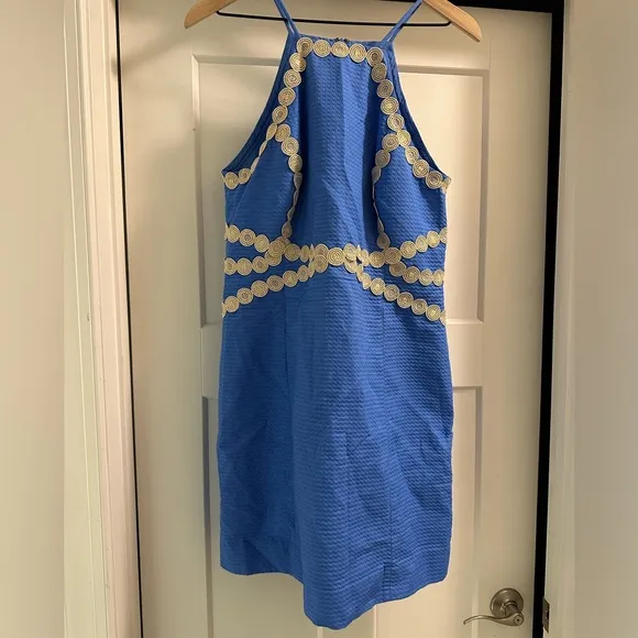 Lilly Pulitzer Pearl Shift Dress Bennett Blue