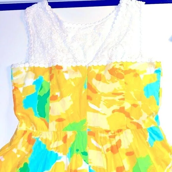 Lilly Pulitzer Reagan Dress Sunglow Yellow First Impressions HTF