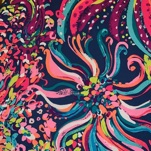 Lilly Pulitzer Sophie dress size Large. Multi Beach Loot. Rare, HTF! NWT!