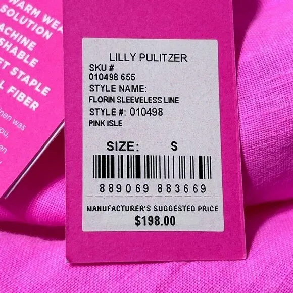 Lilly Pulitzer Florin Sleeveless Linen Dress