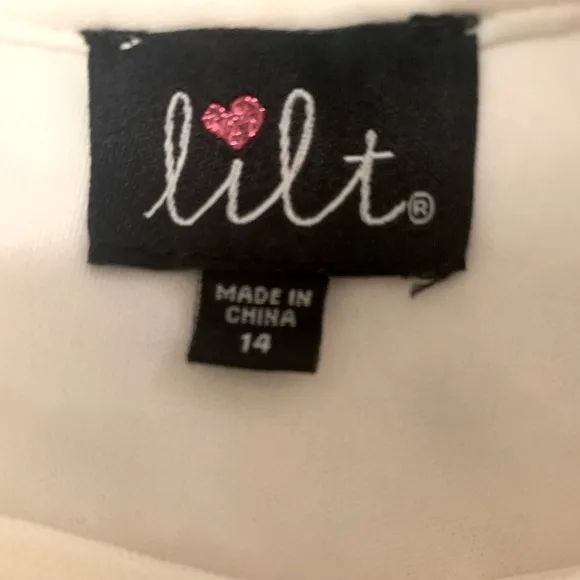 Lilt Formal Off-White Sleeveless A-Line Occasion Tulle Dress