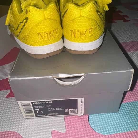 Limited Edition Nike Toddler Kyrie Spongebob Sneakers