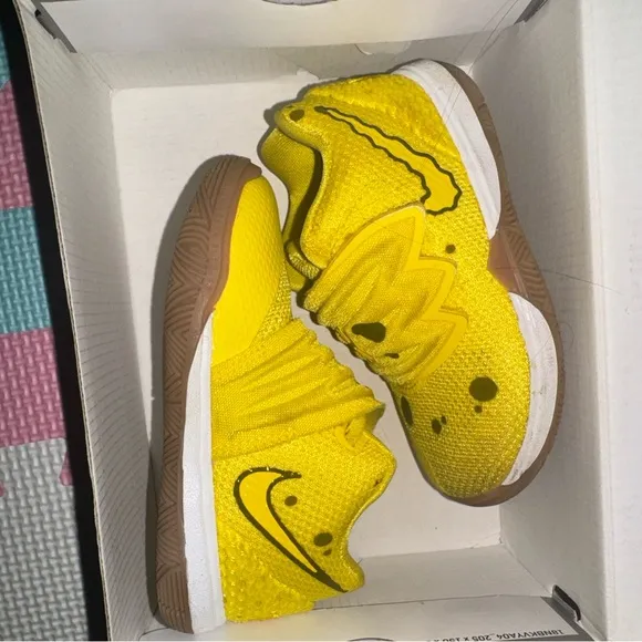Limited Edition Nike Toddler Kyrie Spongebob Sneakers
