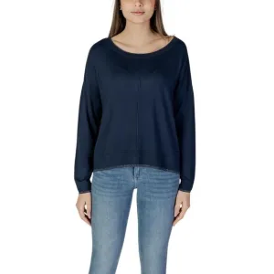 Liu Jo Round Neck Long Sleeve Knitwear Women Blue