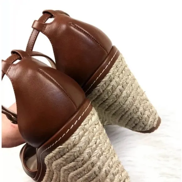 LK Bennett Leather Litya Wedge - Size 38