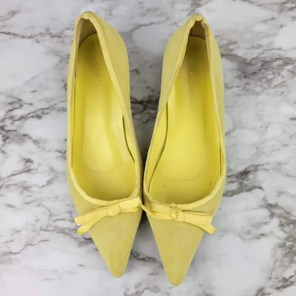 LK Bennett Suede Skyla Flats Pointed Toe