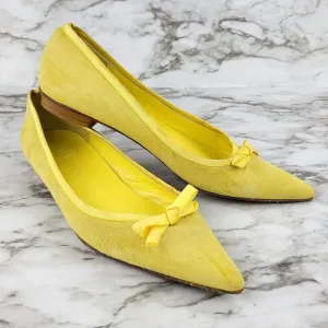 LK Bennett Suede Skyla Flats Pointed Toe