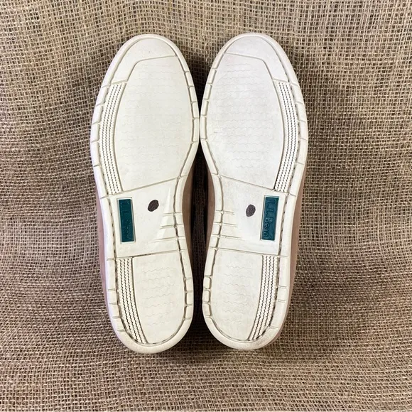 L.L.BEAN Duck Boots Boat Shoes Slip On Camp Mocs Beige  12 D