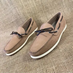 L.L.BEAN Duck Boots Boat Shoes Slip On Camp Mocs Beige  12 D