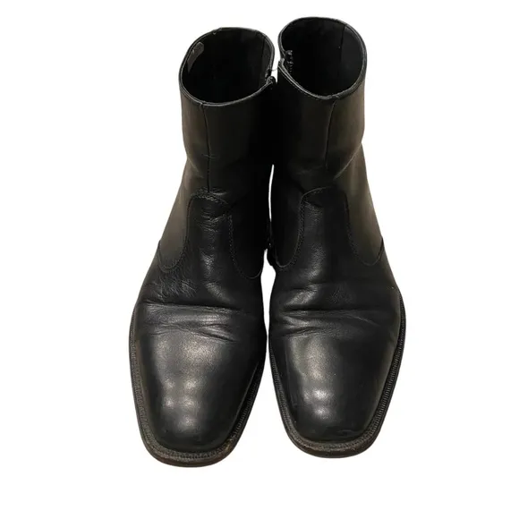 Lloyd (Longo) Germany Boots Black Ankle Leather size 8.5 mens chukka