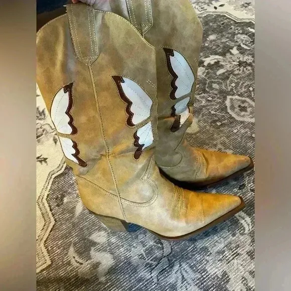 Lower East Side Brown Cowboy Boots