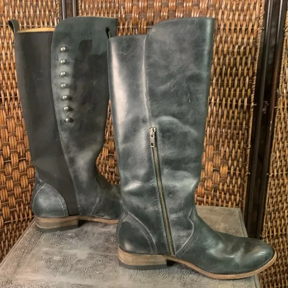 Lucchese Spirit Leather Boots Size 8.5