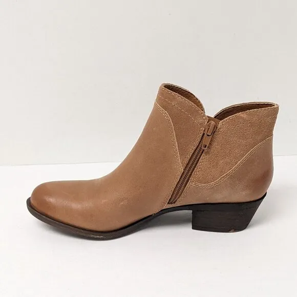 Lucky Brand Braffer Ankle Boots, Tan, Women's 7